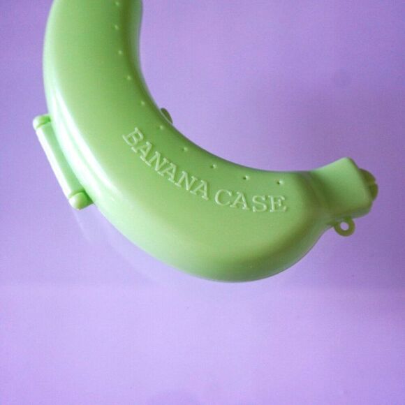 Banana Case Storage Fresh Keeper Lunch Box Container Protector Saver Plastic - Picture 3 of 5